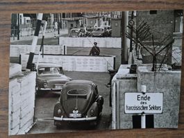 Ansichtskarte DDR Grenzübergang 1960er