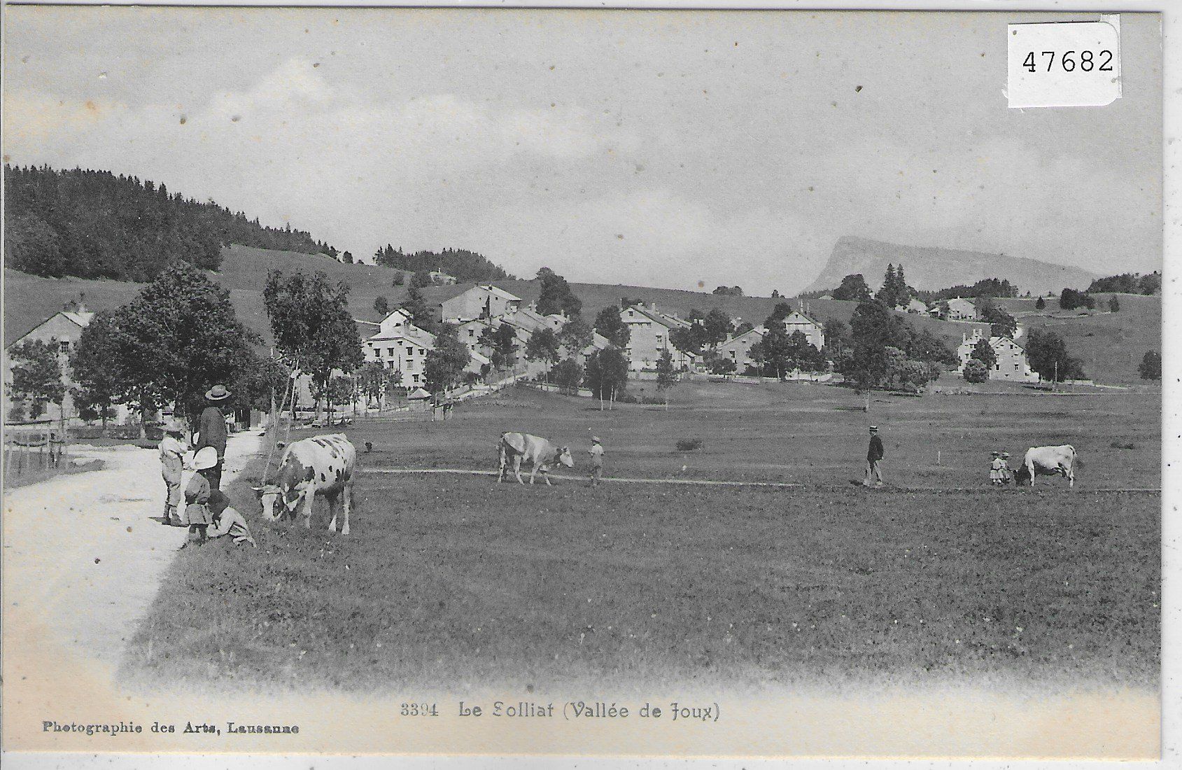Cartoline postali: Le Solliat (Vallee de Joux) - animee – Usato da Ettingen venduto da Kartenplanet