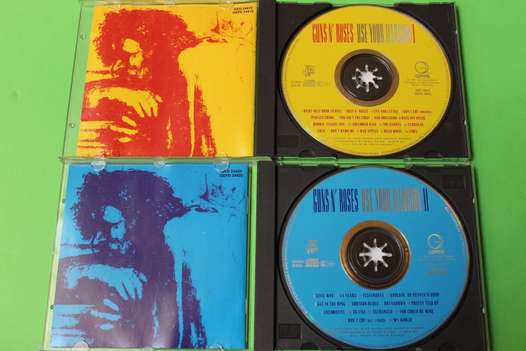 CD: GUNS N'ROSES - USE YOUR ILLUSION I+II 2CD!!!!! – Usato da Tübach venduto da JamesStone