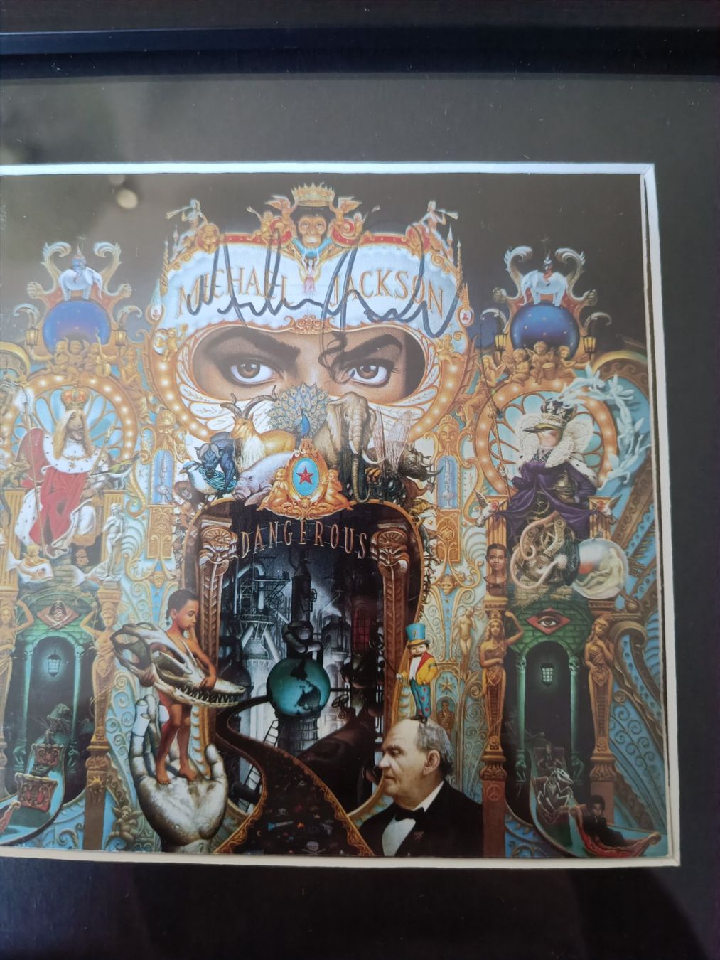 Autografi: Michael Jackson - handsigniertes CD Cover gerahmt – Usato da Menziken venduto da Artographs 1