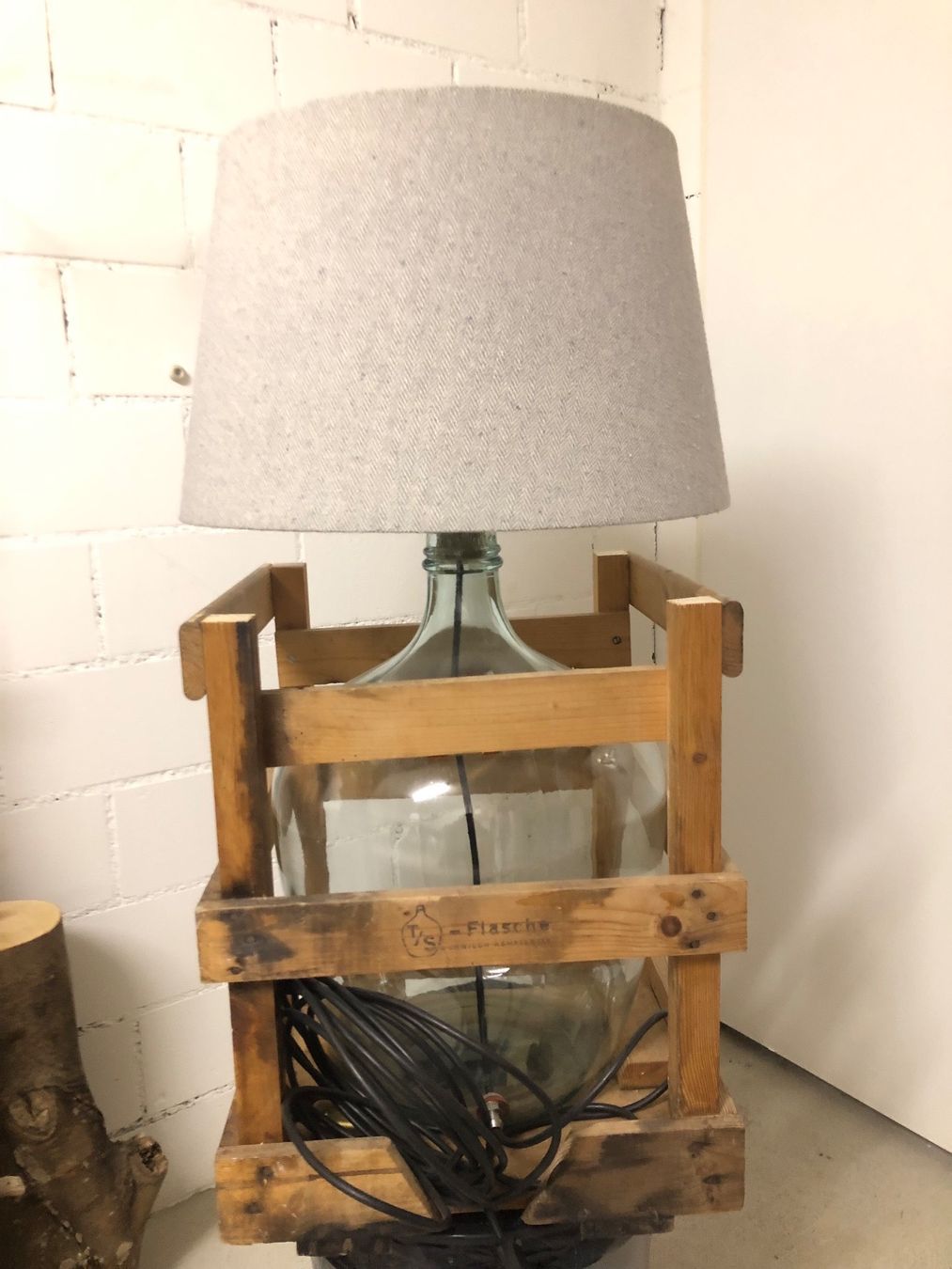 Manufactum Lampade: Flaschen-Lampe Upcycling – Usato da Oberwil BL venduto da scorpio70 4