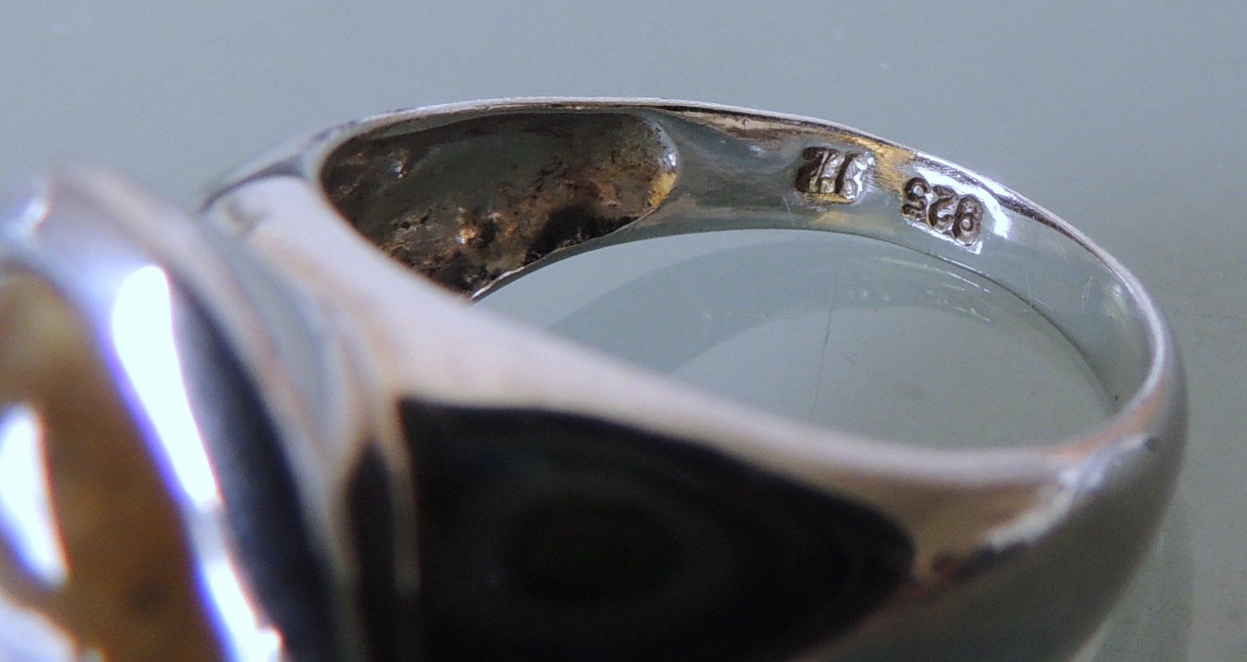 Anelli: Turmalin Silber 925 Fingerring Gr. 54 – Usato da Waldenburg venduto da schaller707 6