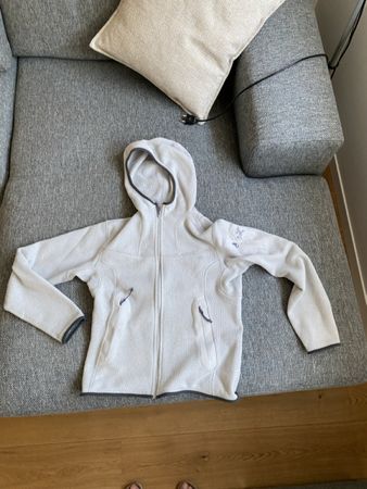 Polaire blanc-gris Arc'teryx, pour femme, Taille M 