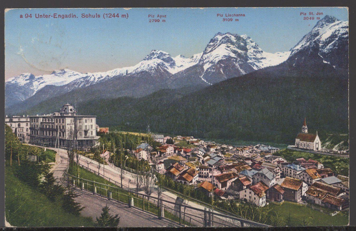 Cartes postales: Unter - Engadin Schuls – D'occasion à Aarau par kufi44