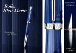 AKTION = 4779.169 BLEU MARIN * Léman Caran d'Ache * ROLLER