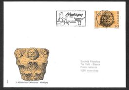 FDC 701 ET Flaggenstempel Martigny 22.8.1983