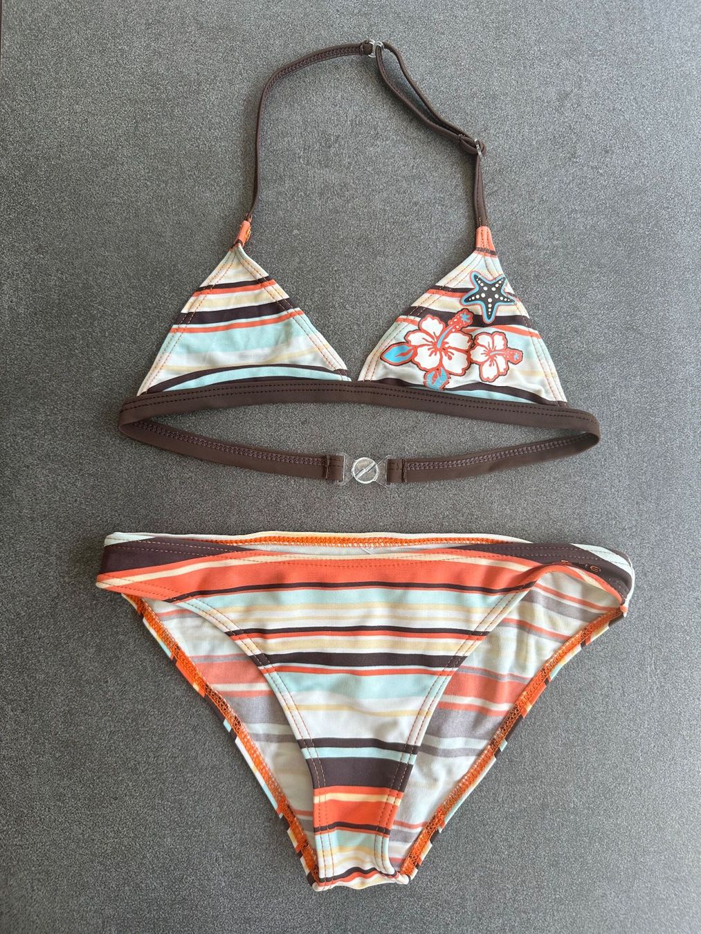 Costumi da bagno & Bikini: Sommer Bikini, gestreift, Gr. 128, Mädchen – Usato da Wagenhausen venduto da vintagesecondhand