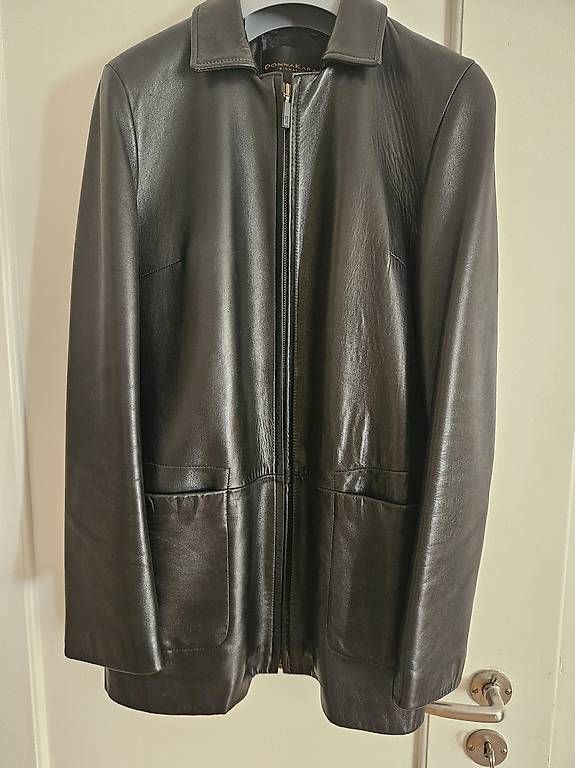 Giacche: Donna Karan Lederjacke mit Innenfutter  schwarz – Usato da Zürich venduto da Elena231