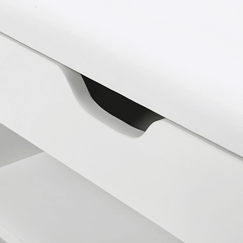 Panchine: Gepolsterte Schuhbank 3 Fächer Weiss – Nuovo e nell'imballaggio originale da Lachen SZ venduto da MAMORU-MOEBEL 6