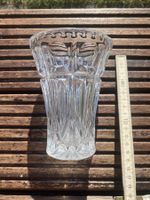 Vintage Bohemia Kleine Vase Kristallglas, 14cm hoch