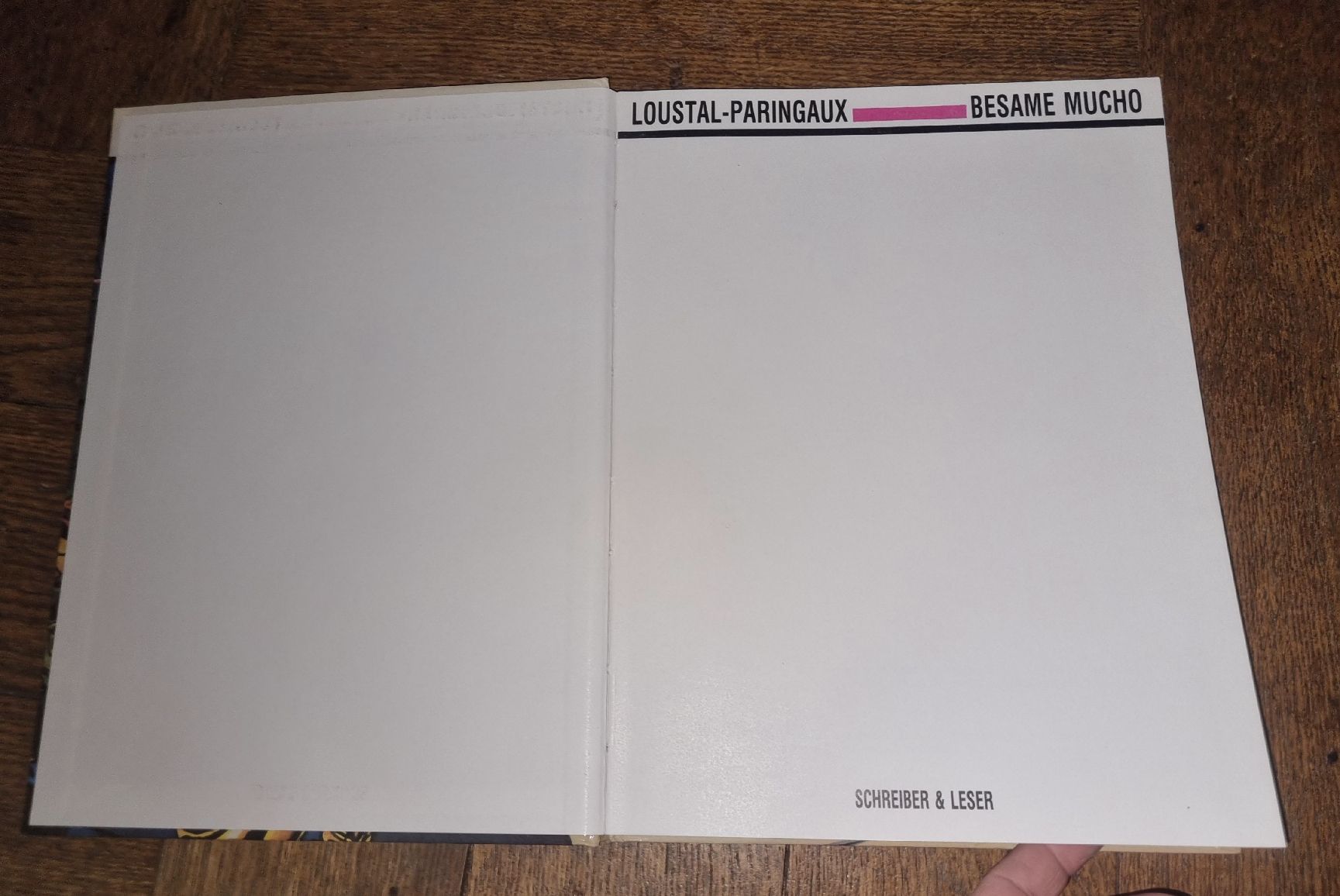 Comics: Loustal-Paringaux Besame Mucho BD  – Gebraucht aus Fribourg von sal_5ln6 4