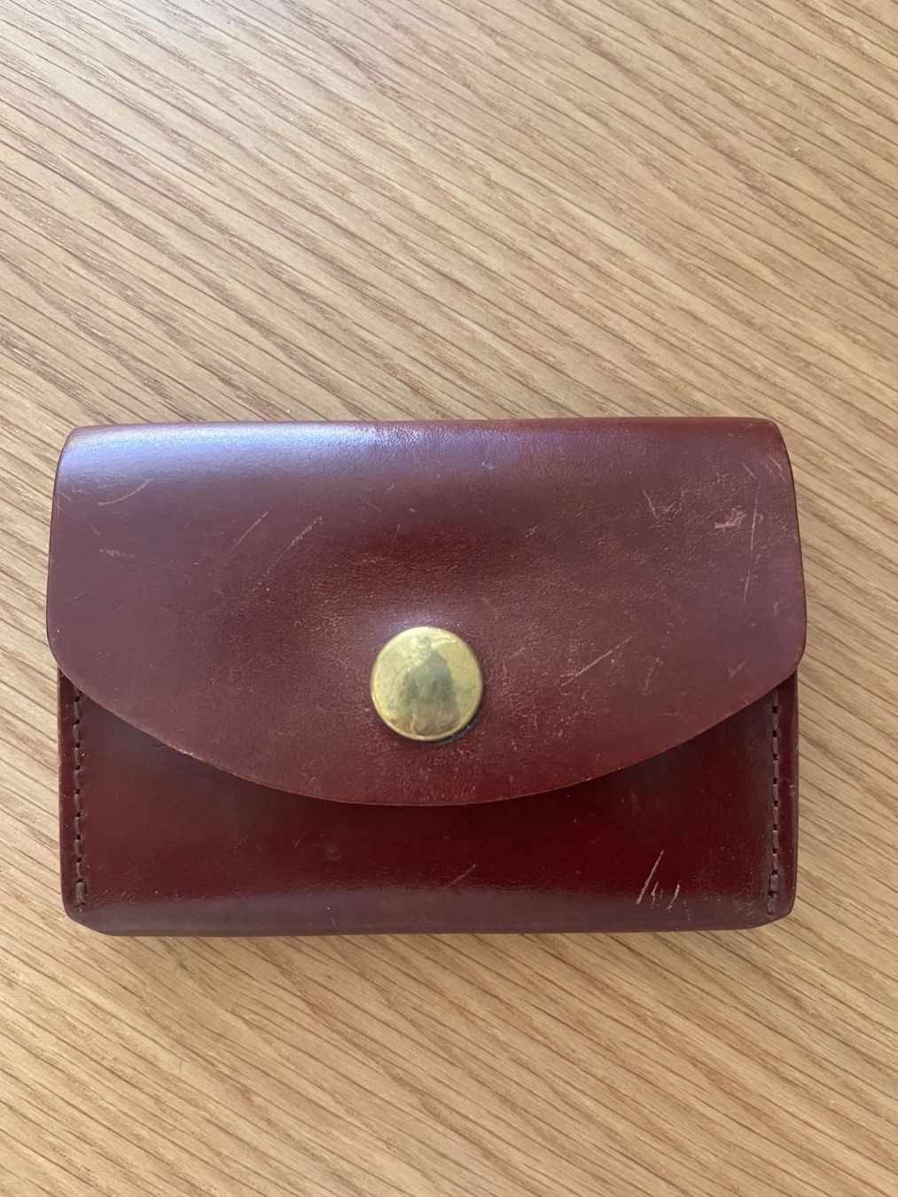 Portafogli: KOBASHI STUDIO Cordovan Card Case - Red Brown – Usato da Wangen b. Olten venduto da ricochet56