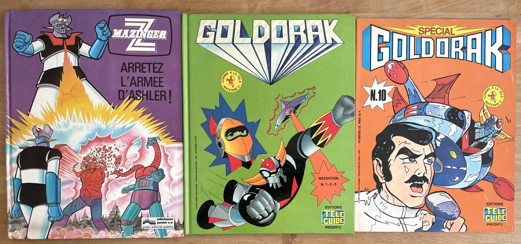 Fumetti: Goldorak & mazinger - 3 BD – Usato da Savagnier venduto da Ne2065
