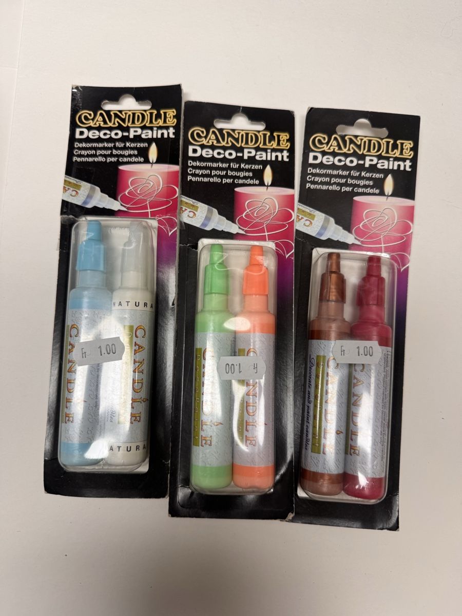 Kerzen: CANDLE Deco-Paint Kerzenmaler neuw. – Neu und originalverpackt aus Steinhausen von Schuwies