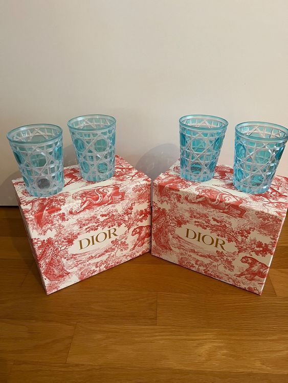 Dior Drinking Glasses set of 4 with original Box Kaufen auf Ricardo