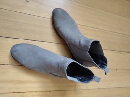 Graue Lederschuhe Grösse 39