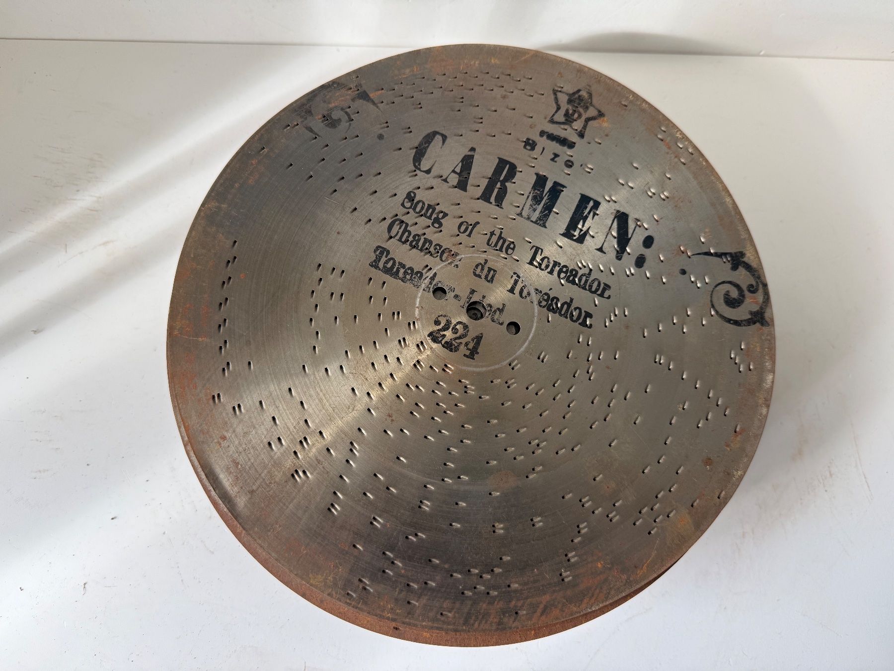 Carillon: Antike Mira Platten-Spieldose – Usato da Zwingen venduto da moje1 3