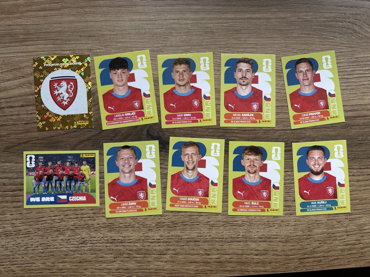 Panini Carte collezionabili: Panini WM 2026 Stickers Tschechien – Nuovo (secondo la descrizione) da Menznau venduto da Hetfield85