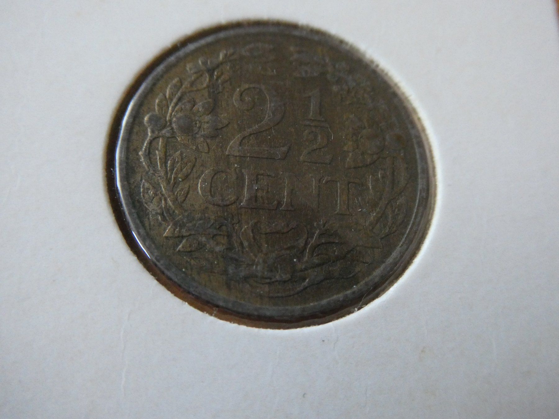 Tutti le monete: Niederlande 1916, 2 1/2 Cents – Usato da Hinterforst venduto da Rohusri 1