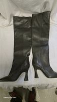 Gr. 36 Handgemachte Echtleder Stiefel – Besonderer Absatz –