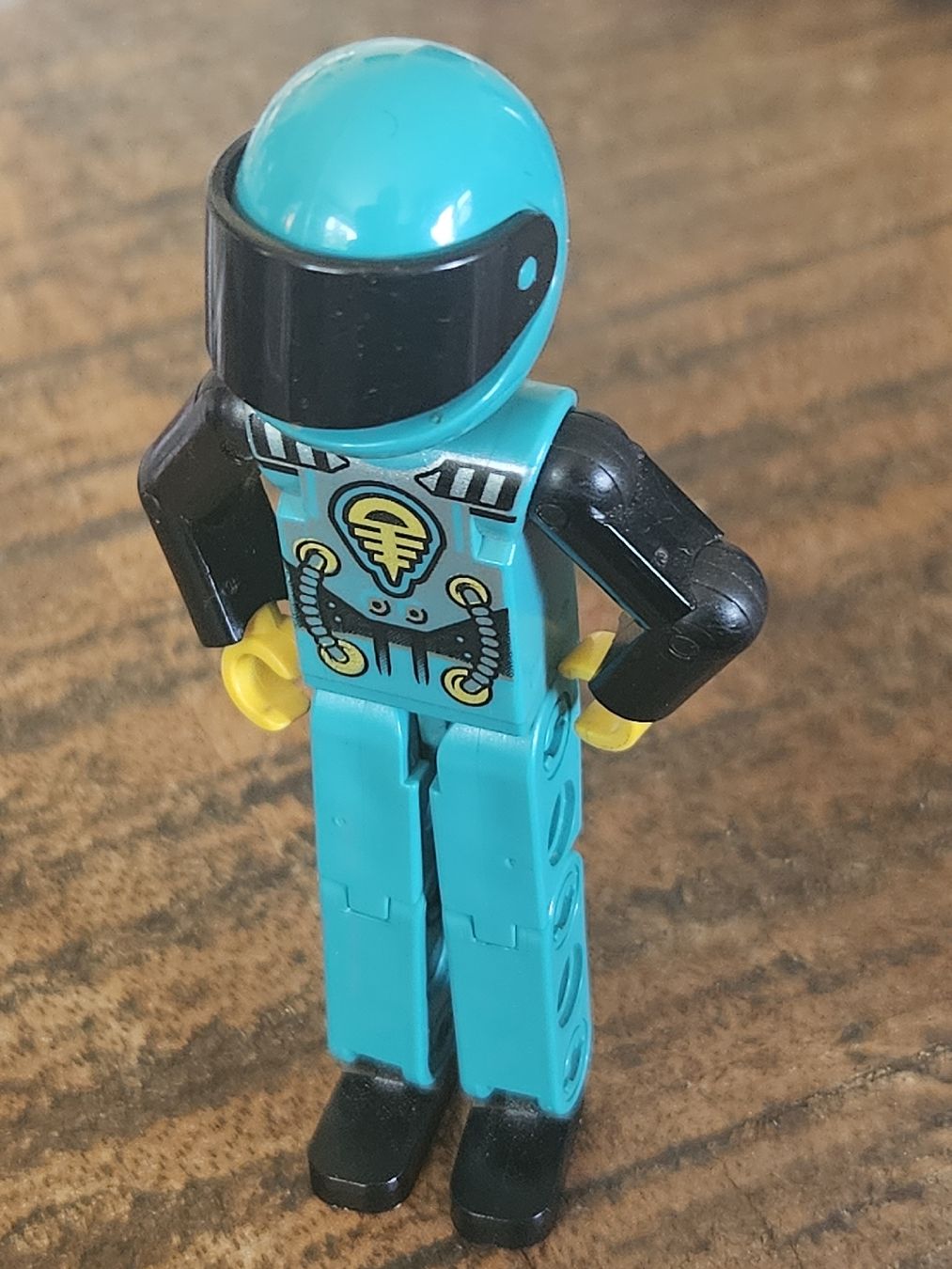 Lego Kit di costruzioni: lego Technic Figure Dark Turquoise tech013a – Usato da Confignon venduto da Ecrofigs 3