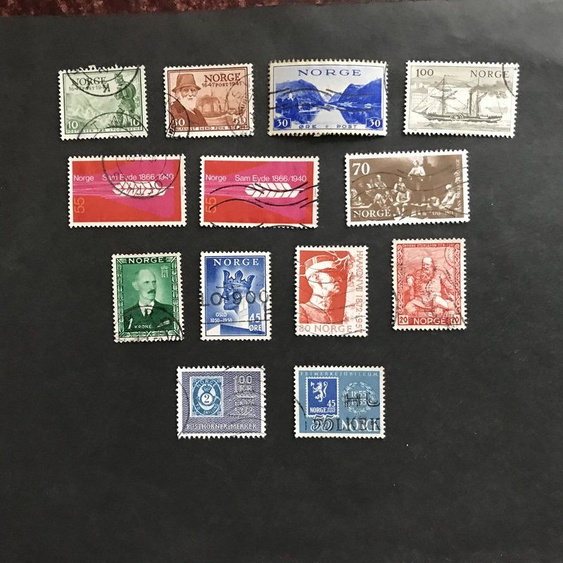 Alle Briefmarken: NORWEGEN: Kleine Sammlung gest – Gebraucht aus Uitikon Waldegg von Gooddeal05 2