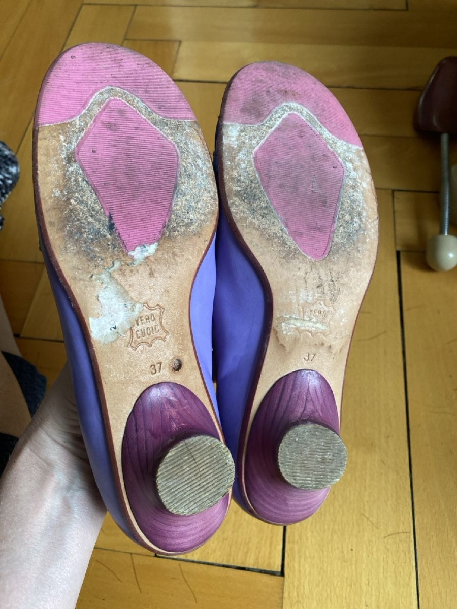 Scarpe da donna: Chaussures 37 lilla et fleurs Everybody – Usato da Küssnacht am Rigi venduto da CALIFRASQUI 3