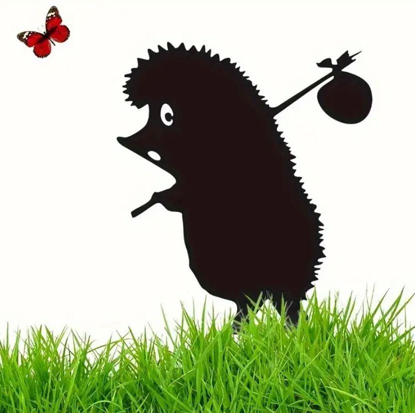 Figuren: Igel Gartenstecker Metall (18 cm) – Neu und originalverpackt aus Langenbruck von Gumsi 1
