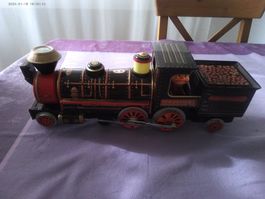 Spielzeug-Eisenbahn, Frontier, Blech, Rarität! MADE JAPAIN