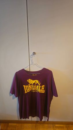 T-shirt lonsdale bordeaux taille 3xl