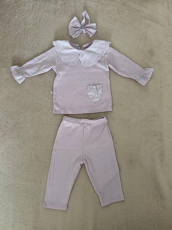 Lotti & Set di vestiti: Set neu in flieder Grösse 74 – Nuovo e nell'imballaggio originale da Suhr venduto da sudem100