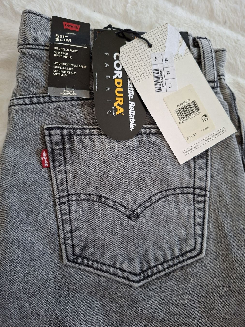 Levi's Jeans: Levi's 511 Slim gris taille 34/34 – Usato da Renens VD venduto da ser_j2fn 1