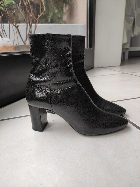 2 Bottines En Métal Noir - Paire De Petits Socles Ou Supports Décoratifs - Fabriqué à Taiwan