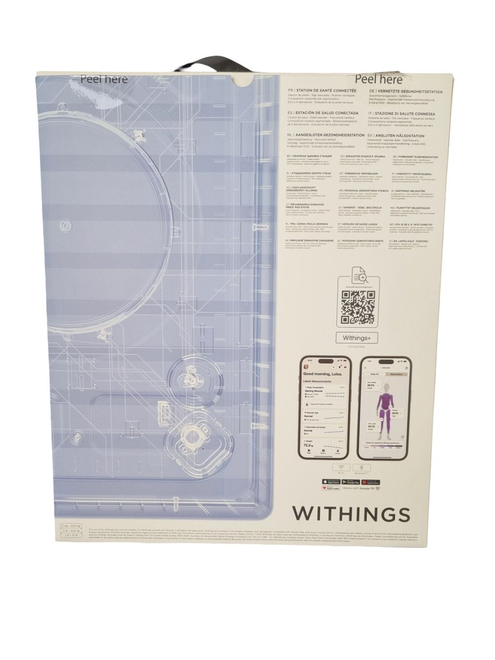 Withings Bilance pesapersone: WITHINGS Body Scan Waage – Nuovo (secondo la descrizione) da Wangen b. Olten venduto da Restwert_Wangen 9