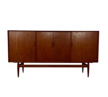 Danish Teak Sideboard Highboard Credenza by Hans Rosengren