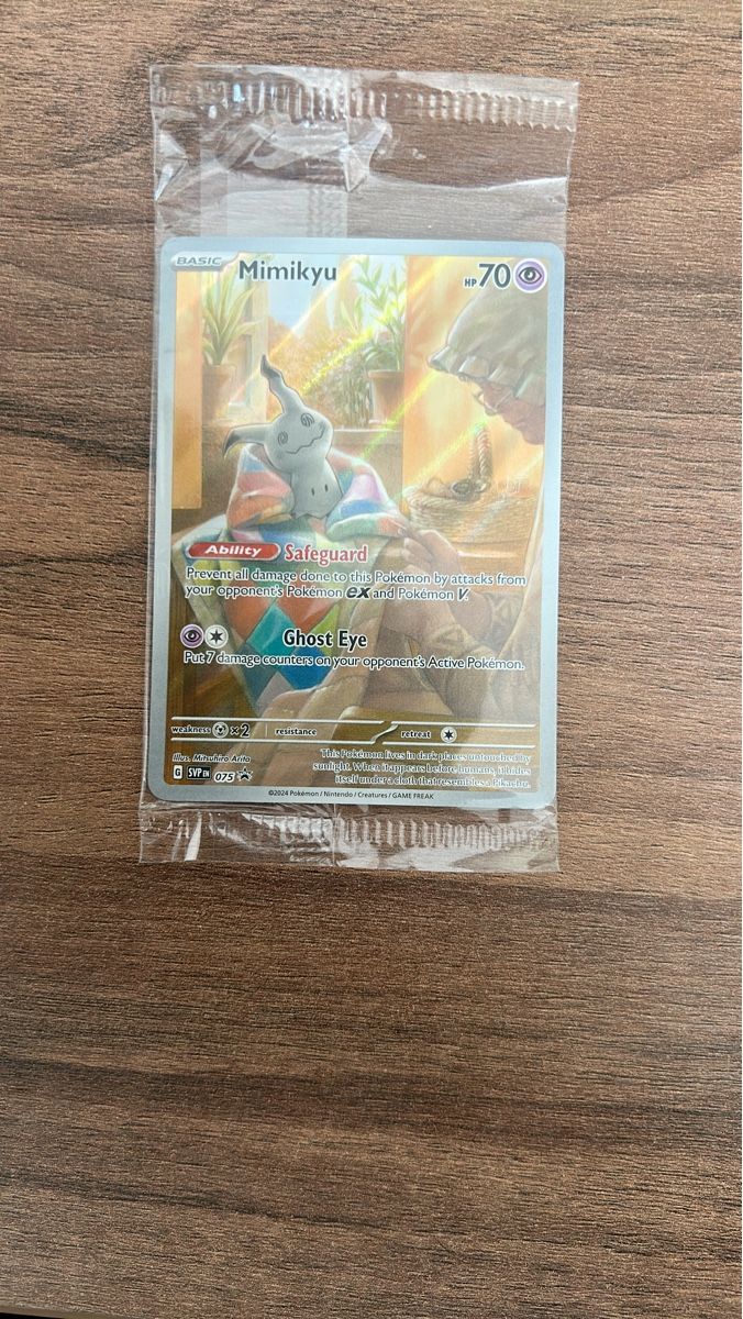 Pokémon Carte collezionabili: Mimikyu 075 Promo – Nuovo e nell'imballaggio originale da Wittenbach venduto da Ribery796