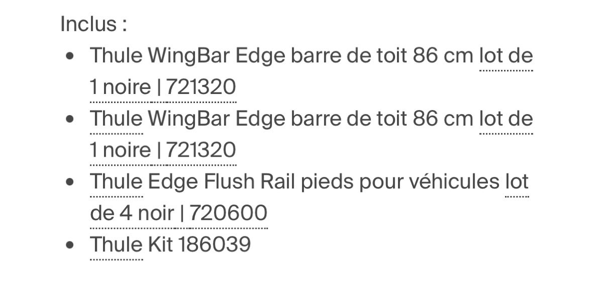 Thule Portapacchi: Thule Wingbar Edge – Usato da Grund b. Gstaad venduto da JOZMEZ 2