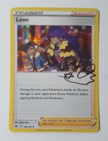 Leon - Crown Zenith 134/159 - Signature Holo Rare (NM)