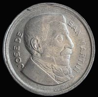 ARGENTINIEN 50 CENTAVOS 1954