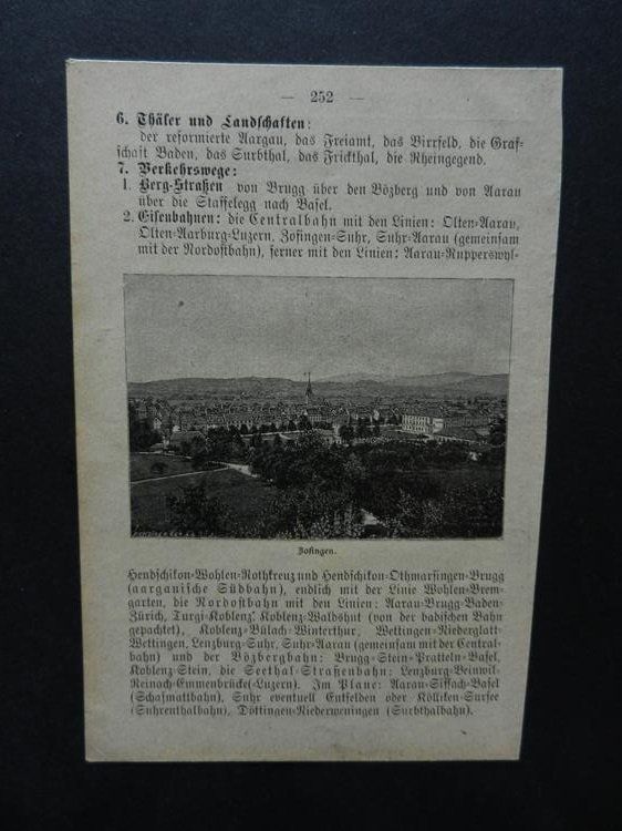 Gravures: Zofingen – D'occasion à Risch par Rischli15