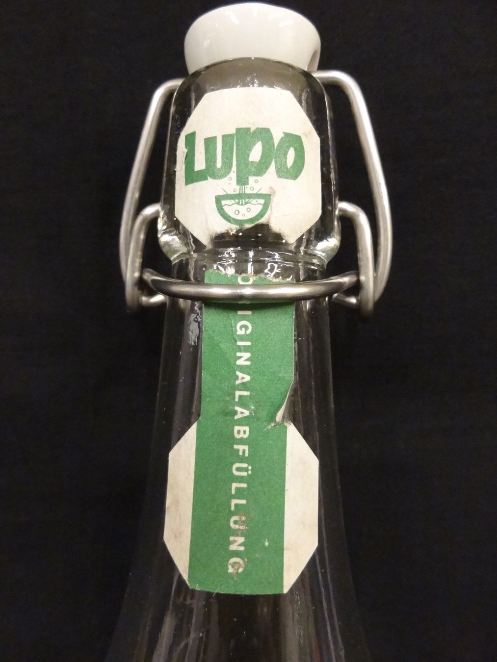 Bicchieri, Caraffe & Bottiglie: alte Flasche LUPO LIMONADE 1959 – Usato da Kerzers venduto da Flaschenposten 5