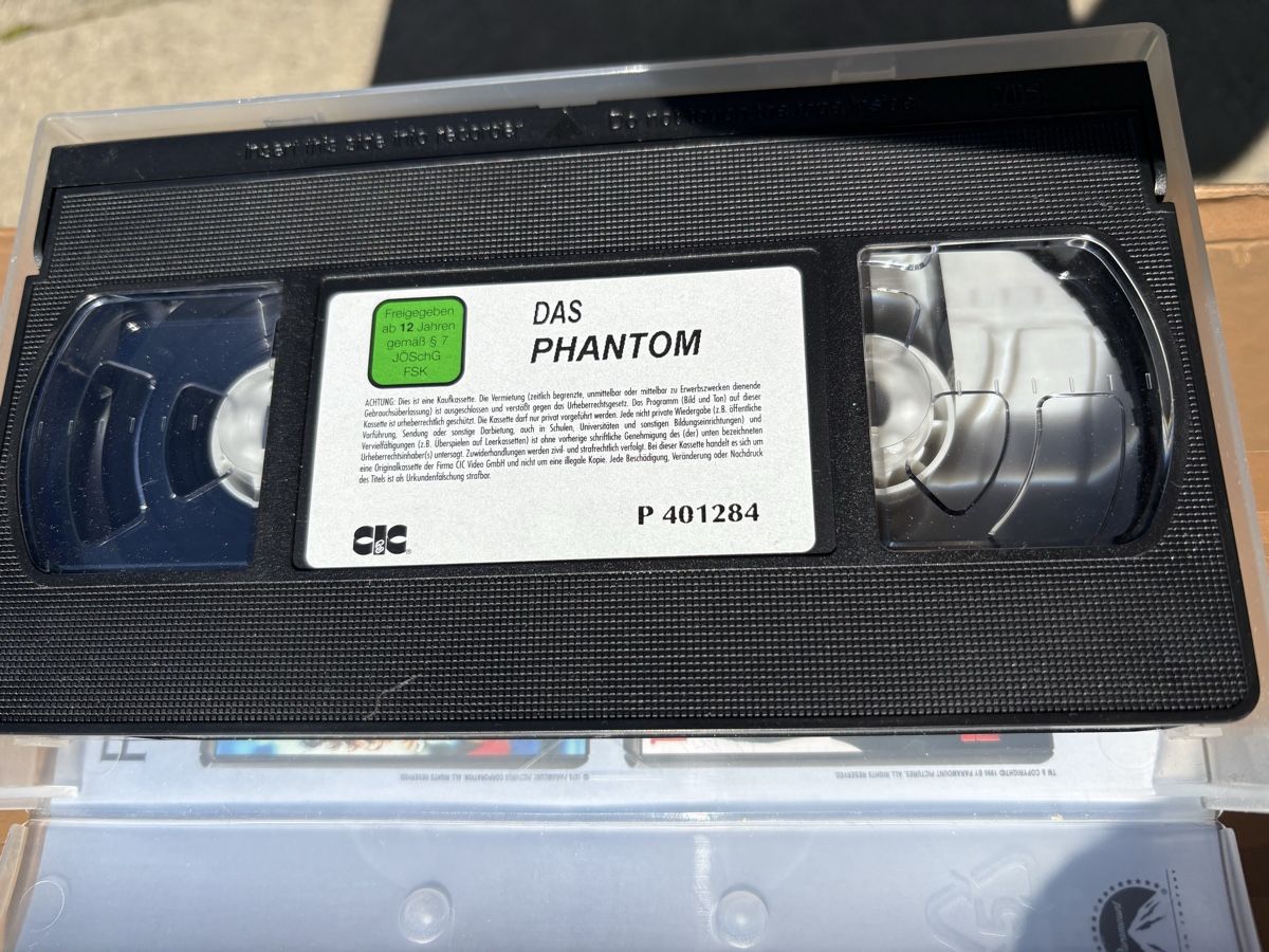 Alle VHS: VHS das phantom RAR TOP – Neu (gemäss Beschreibung) aus Herzogenbuchsee von warrior77 2