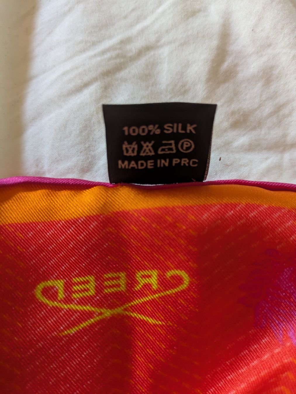 Foulards, Tücher & Schals: Beautiful silk square scarf – Neu (gemäss Beschreibung) aus Bruson von emm_65zh 3