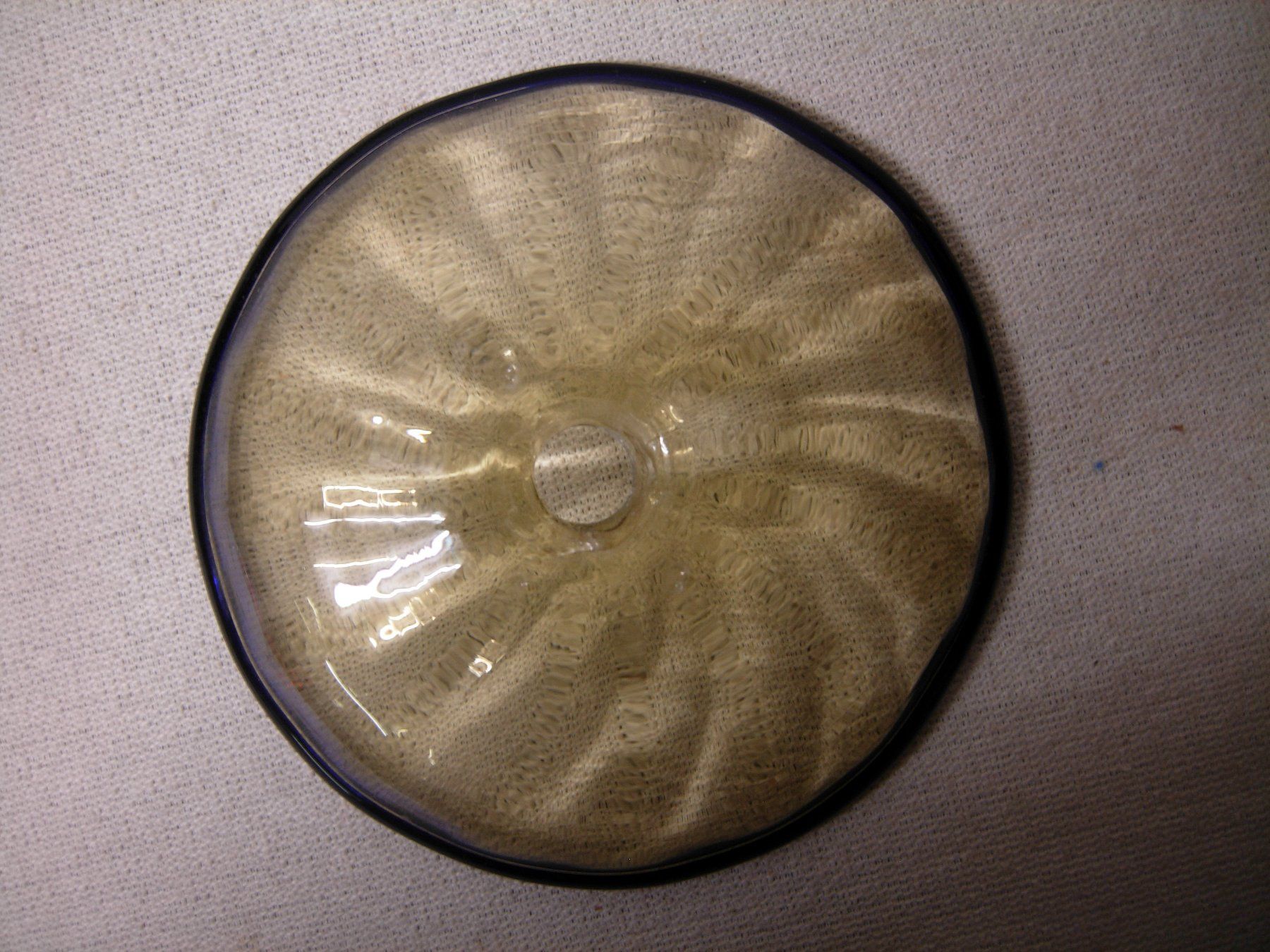 Paralumi: Lampenschirm mit Tellerli-Murano um 1920 – Usato da Luzern venduto da Lucernauno 2