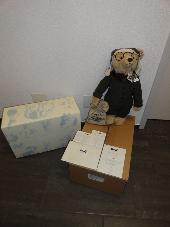 Ours Steiff Märklin - Wilhelm Tell Avec Voix - Édition Spéciale - Neuf Sous Emballage