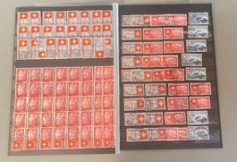 1939 Landi-Briefmarken grosses Lot gestempelt