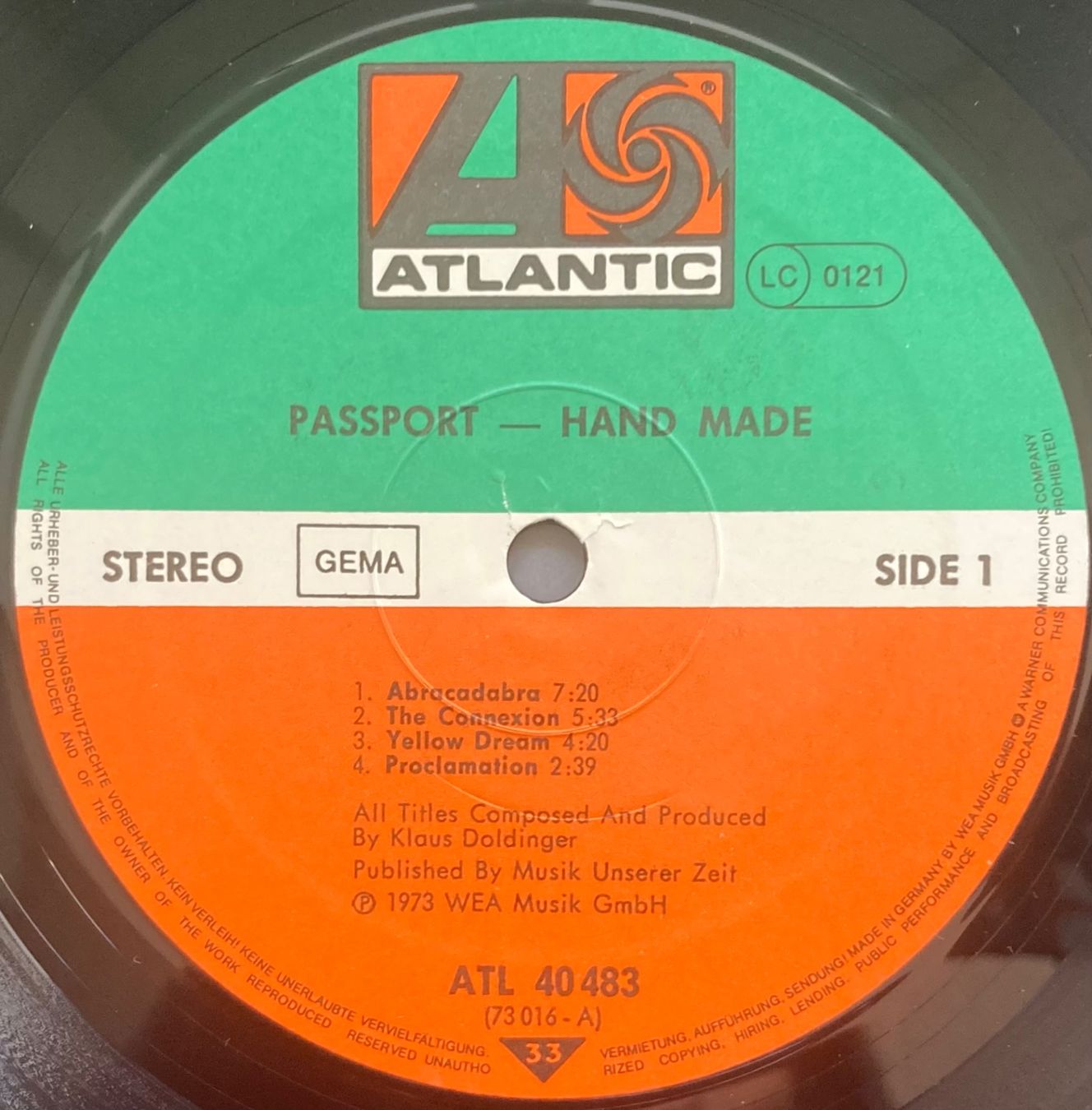 Vinyles: PASSPORT - HAND MADE – D'occasion à Poliez-Pittet par Newtown-Records 2