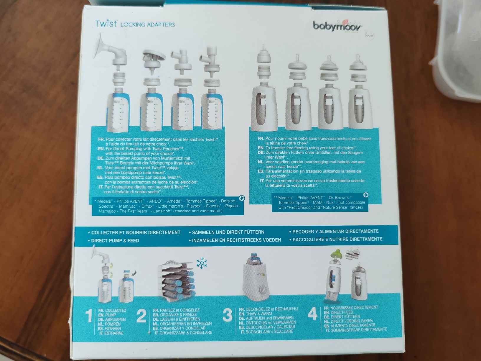 Baby-Mahlzeiten: Babymoov 24 twist locking adapters – Neu und originalverpackt aus Grenchen von Dulcis_Fundo 1
