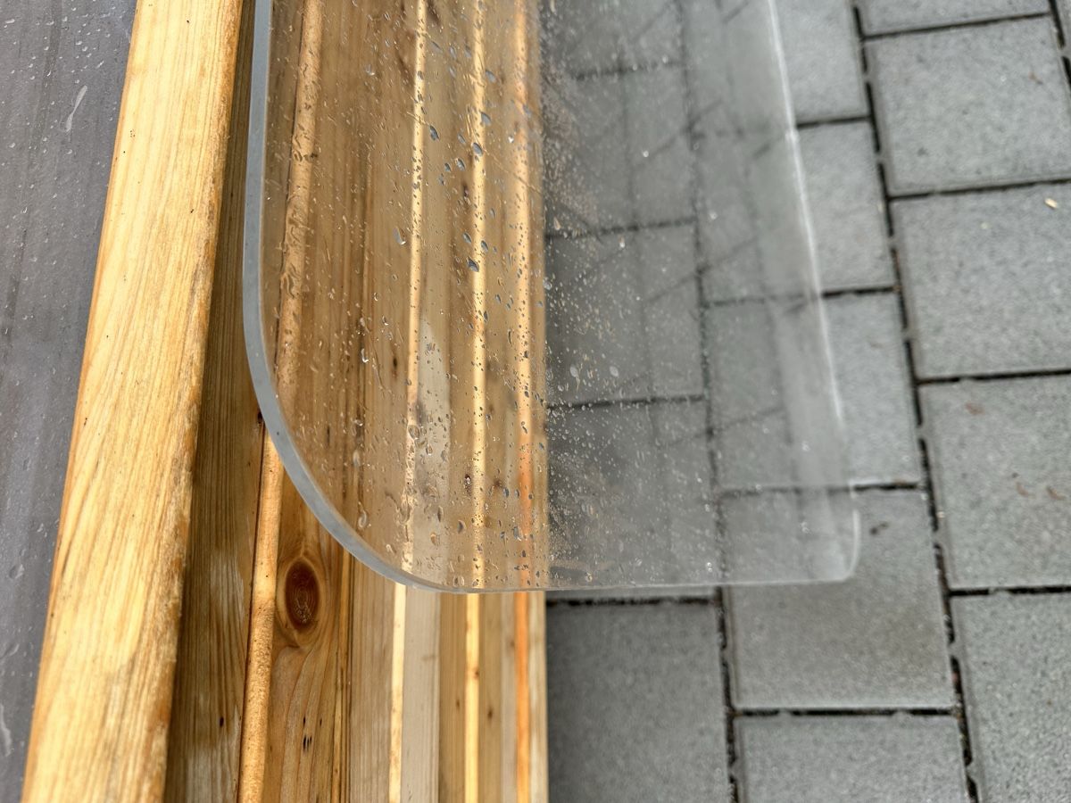 Piatti di portata: Plexiglas Platte transparent 160x80 cm gebraucht – Usato da Mettendorf TG venduto da Pinova02 2