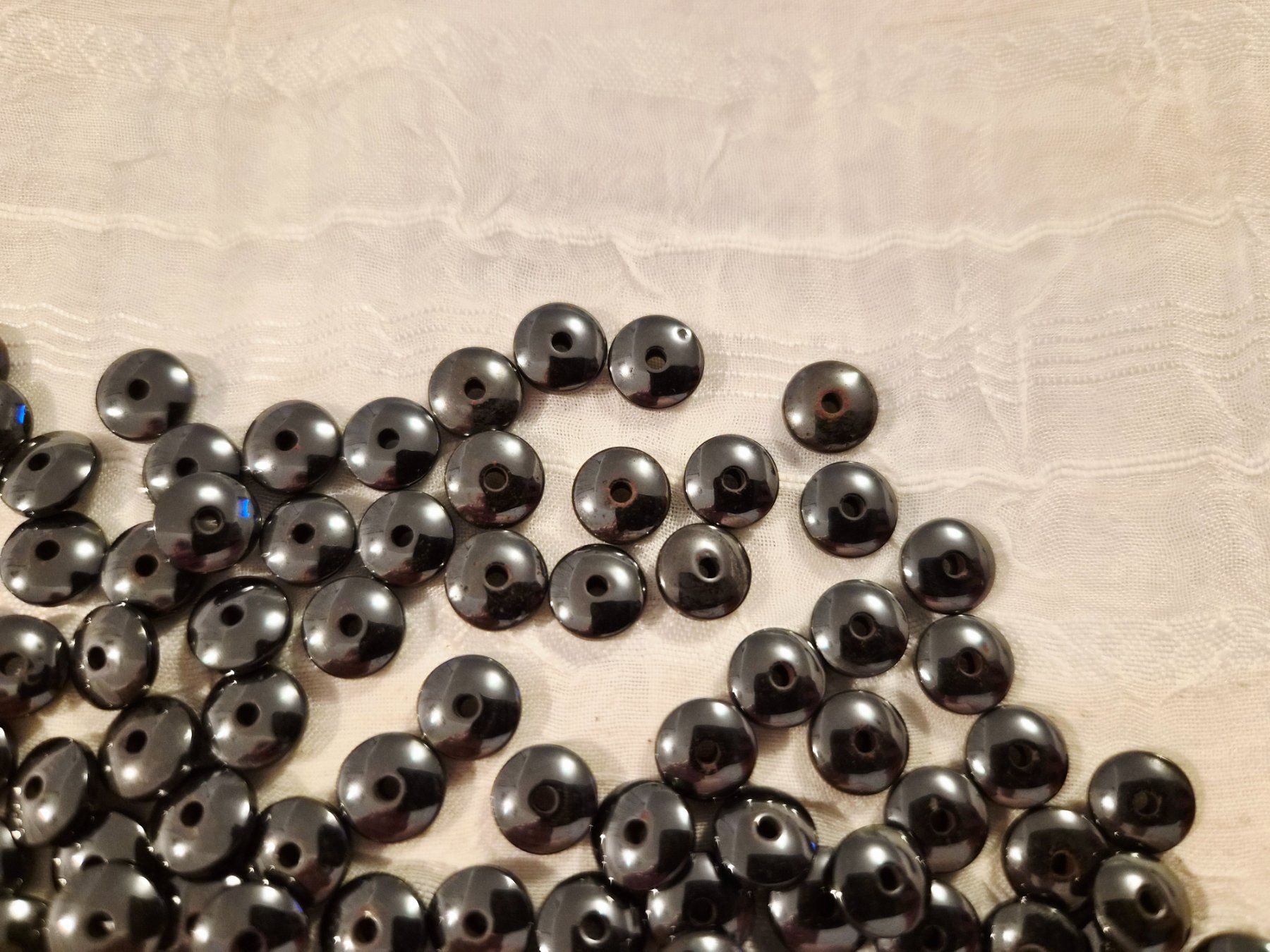 Perle (finte): 20 Stk Hämatit Perlen Rondellen 8x3mm – Nuovo (secondo la descrizione) da Dietikon venduto da Eleda 2
